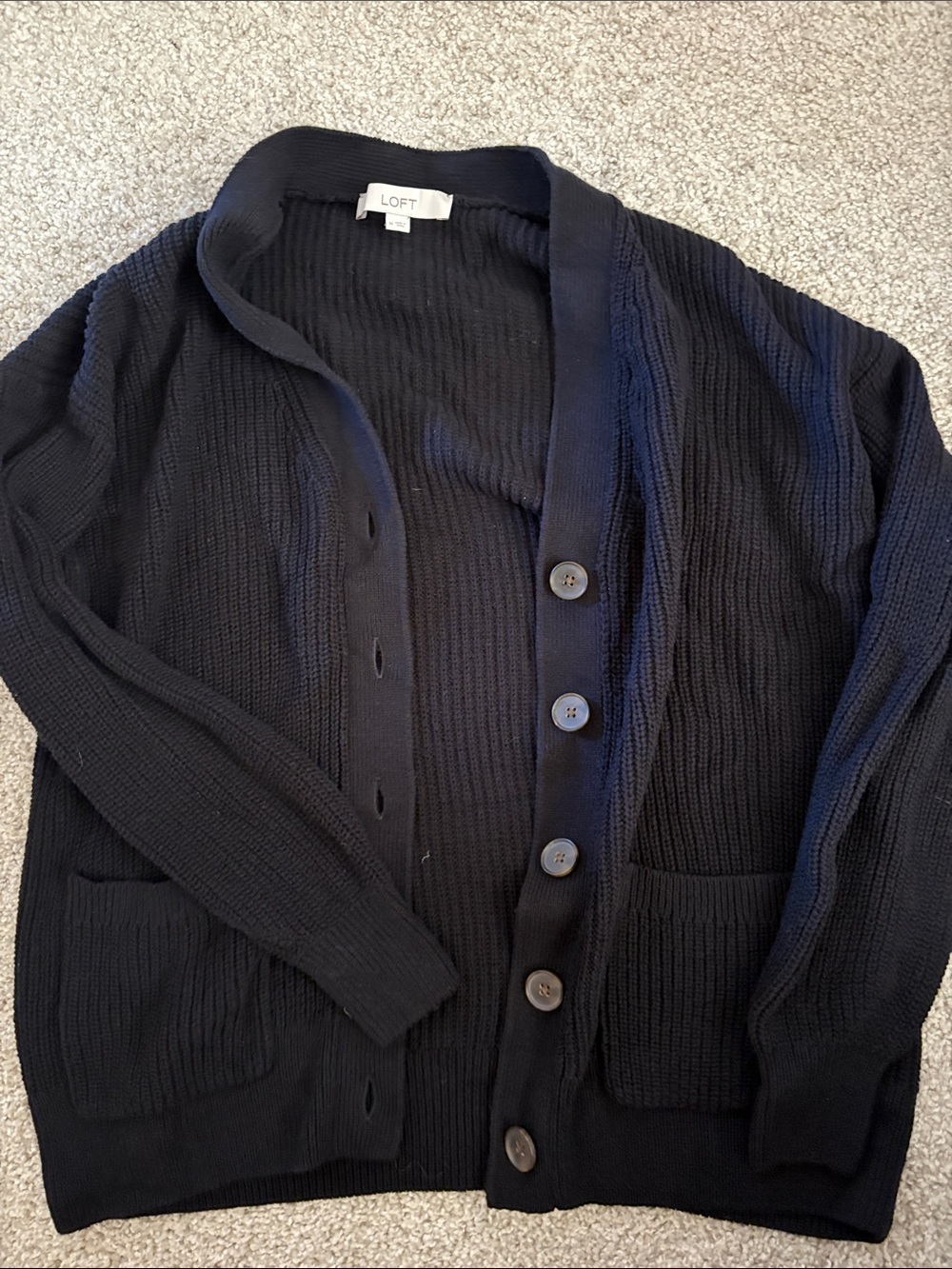 LOFT Women’s Button-Front Cardigan Sweater